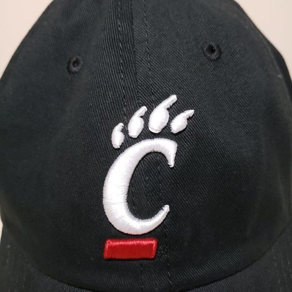 '47 Cincinnati Bearcats Clean Up Women's Adjustable Strapback Hat Cap Black New - Picture 2 of 11